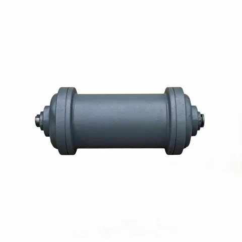 Carrier roller for crawler excavator